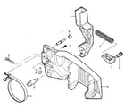 McCulloch WILDCAT 11600160-03 figure 4 - chain brake assembly diagram