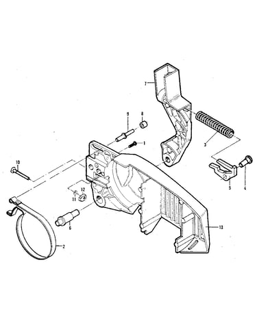Figure 4 - chain brake assembly