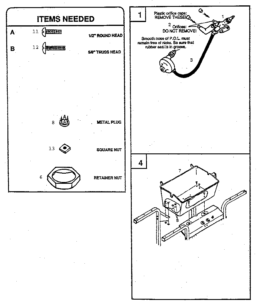 Control panel assembly grill bottom installation