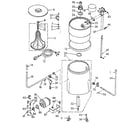Kenmore 1107102300 machine sub-assembly diagram