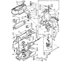 Kenmore 1107102300 wringer and wringer gear case assembly diagram