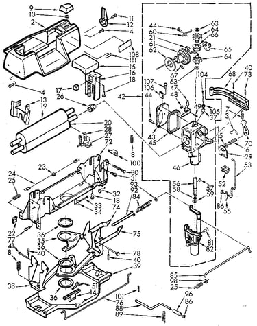 Wringer and wringer gear case assembly