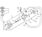 Kenmore 1107102300 pump assembly and pump diagram