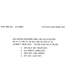 Color chart toning table