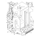 Kenmore 1068552680 cabinet diagram
