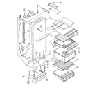 Kenmore 1068552680 refrigerator liner diagram