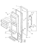 Refrigerator door