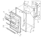 Kenmore 1068652510 refrigerator door diagram
