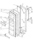 Refrigerator door