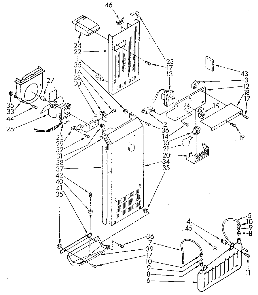 Air flow and reservoir