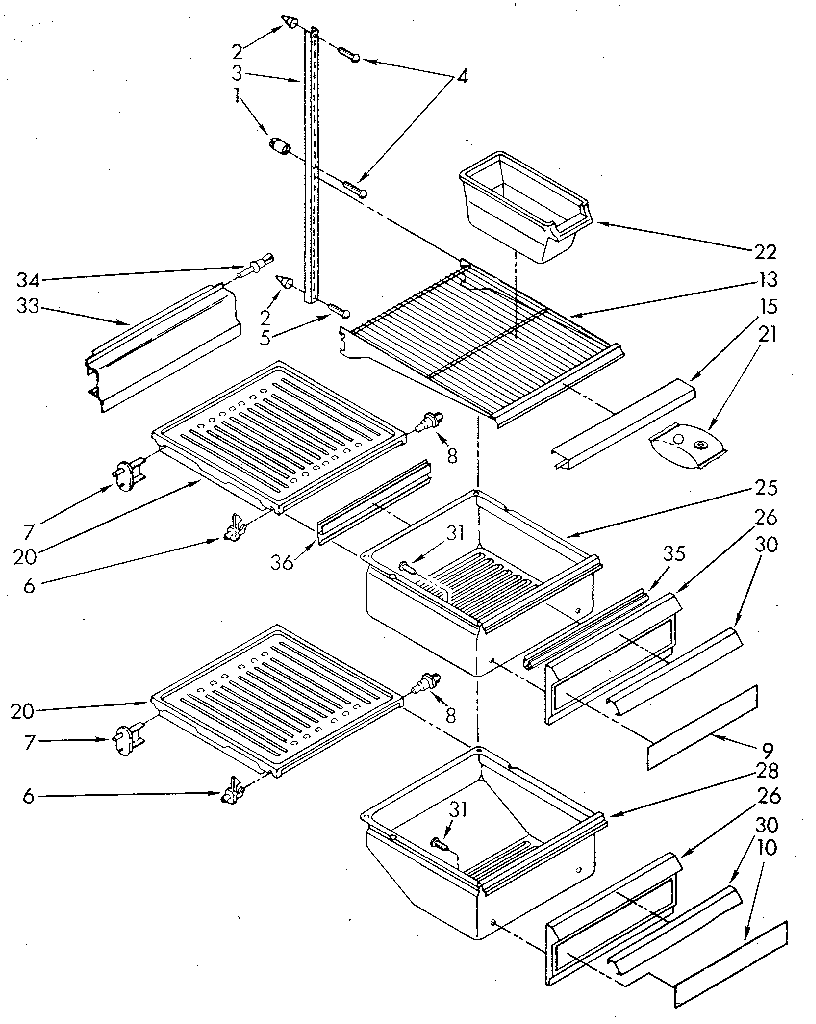 Refrigerator interior