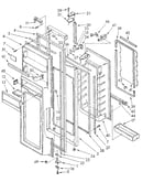 Refrigerator door
