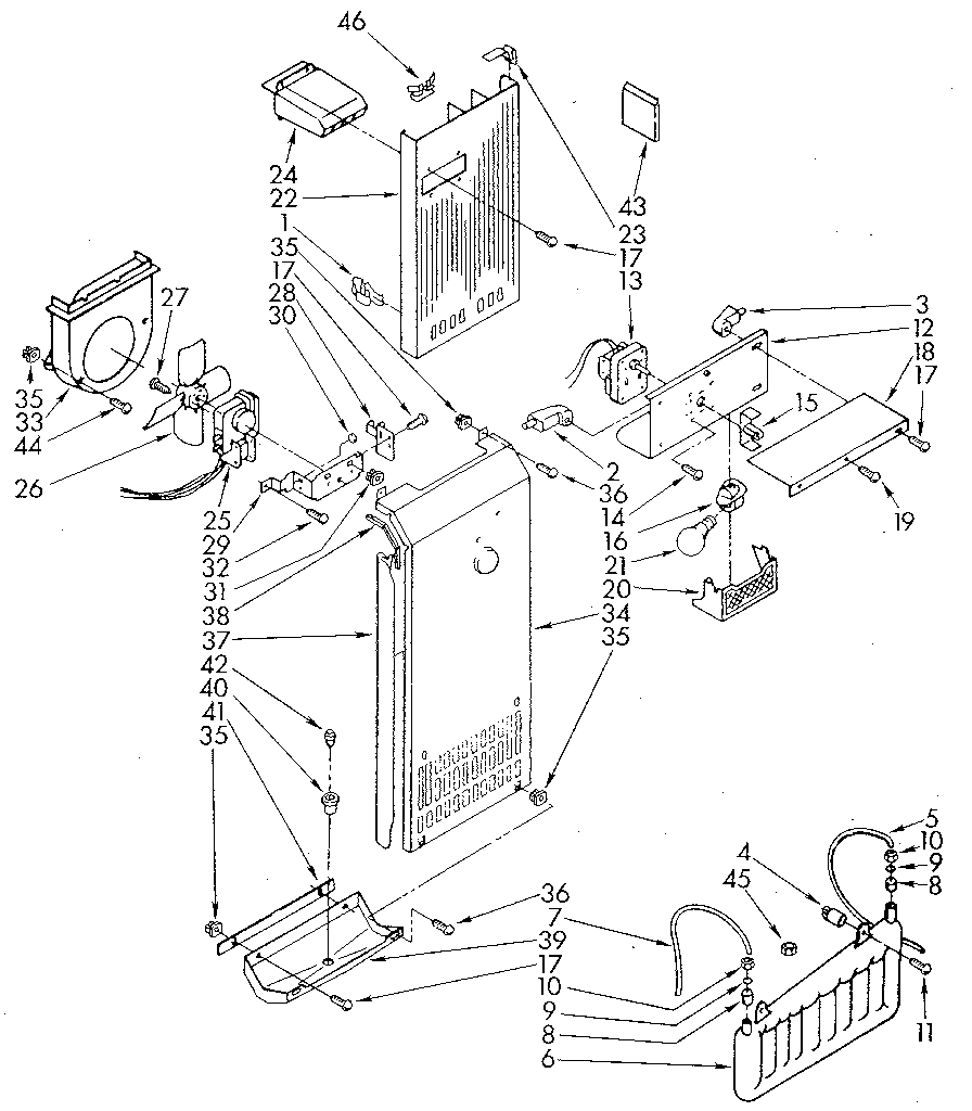 Air flow and reservoir