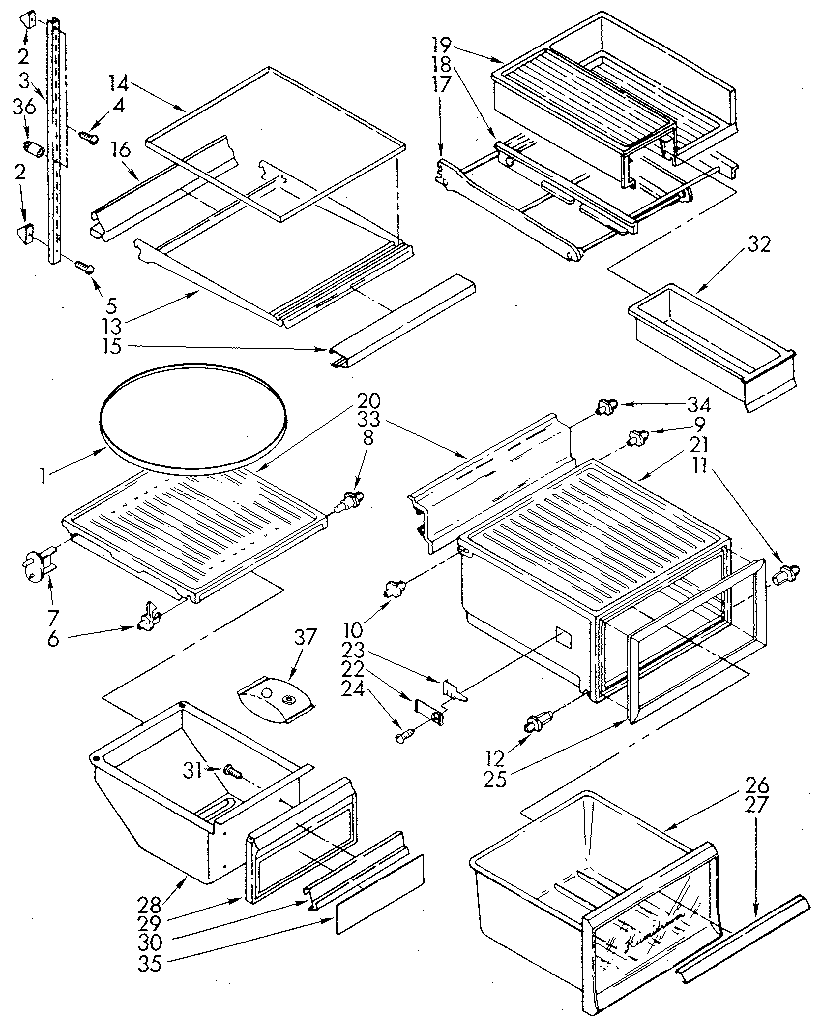 Refrigerator interior