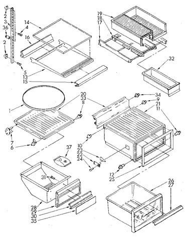 Refrigerator interior