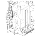 Kenmore 1068595580 cabinet diagram