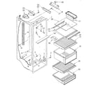 Kenmore 1068595580 refrigerator liner diagram