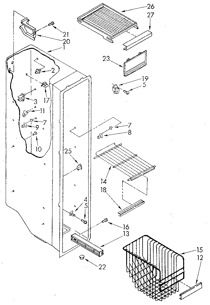 Freezer liner