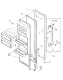 Refrigerator door