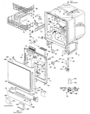 Tub and door assembly