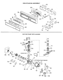Escutcheon and motor-pump assembly