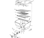 Craftsman 2582317810 grill and burner section diagram