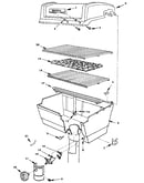 Grill and burner section