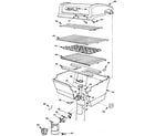 Craftsman 2582327890 grill and burner section diagram