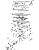 Grill and burner section