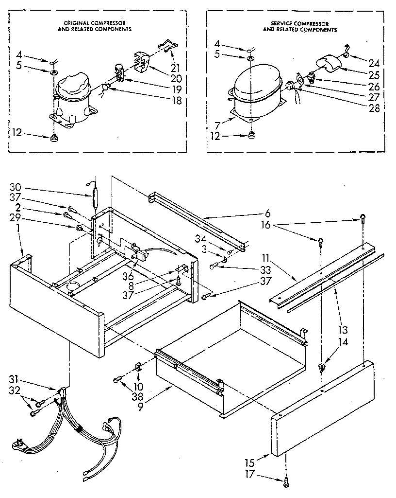 Drawer and unit