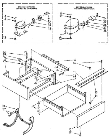 Drawer and unit
