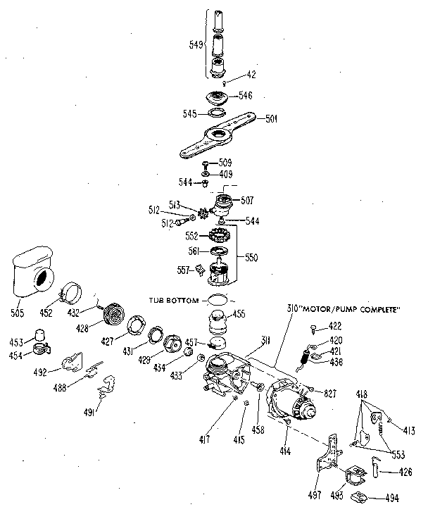 MOTOR-PUMP ASSEMBLY