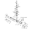 GE GSD3100B01 motor-pump assembly diagram