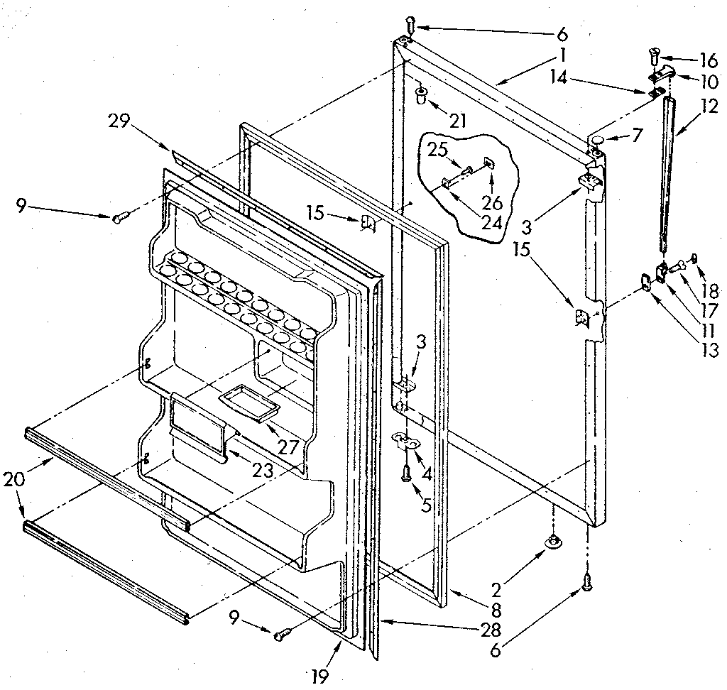 REFRIGERATOR DOOR