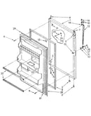 Refrigerator door