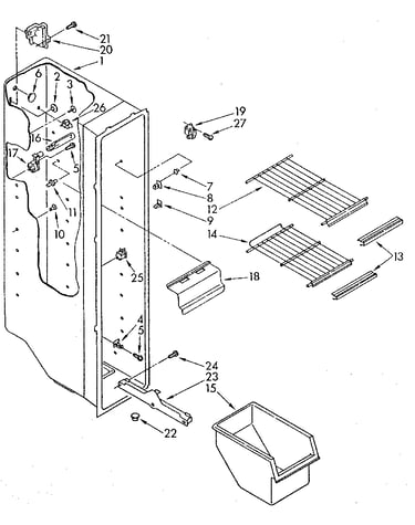 Freezer liner