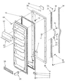 Refrigerator door