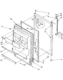 Refrigerator door