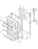 Refrigerator door