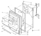 Whirlpool ET16AKXSF02 refrigerator door diagram