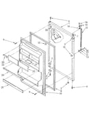 Refrigerator door