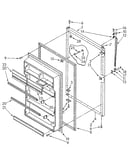 Refrigerator door
