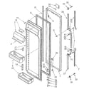 Whirlpool ED22DWXTN01 refrigerator door diagram