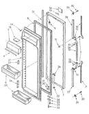 Refrigerator door