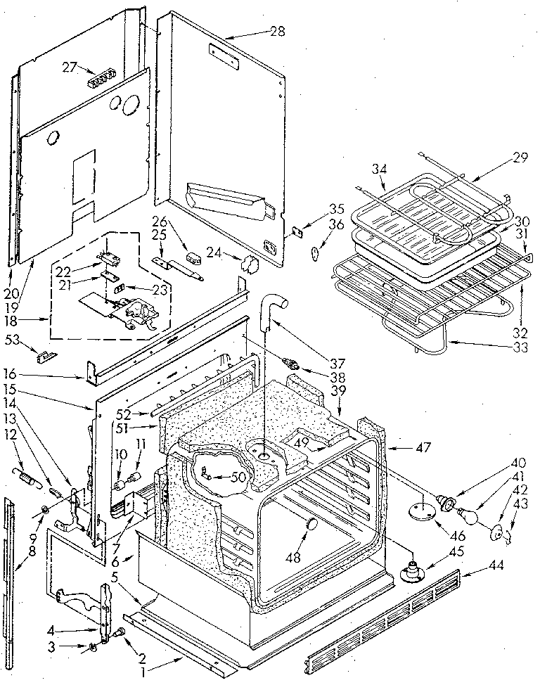 Cavity and stirrer
