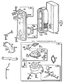 Air cleaner cover and carburetor assembly