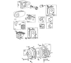 Briggs & Stratton 195400 TO 195499 (0600 - 0605) gear case assembly diagram