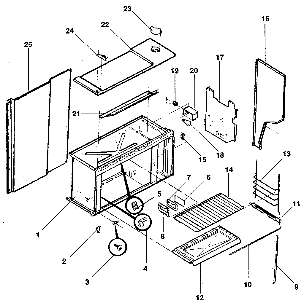 Upper oven