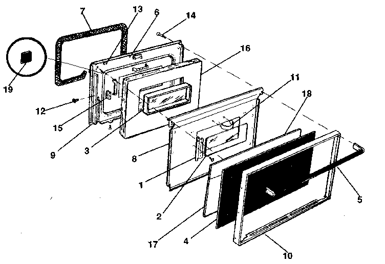 OVEN DOOR