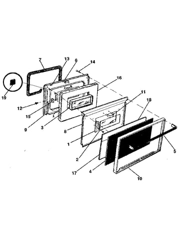 Oven door